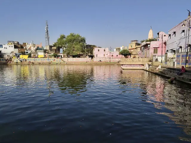 Radha Kund and Shyam Kund, 18 km away